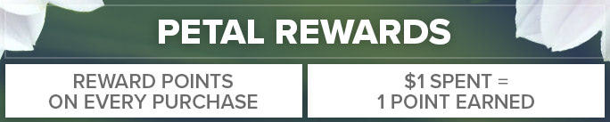 Earn reward points on every purchase made with Birmingham's #1 Florist - Norton's Florist 