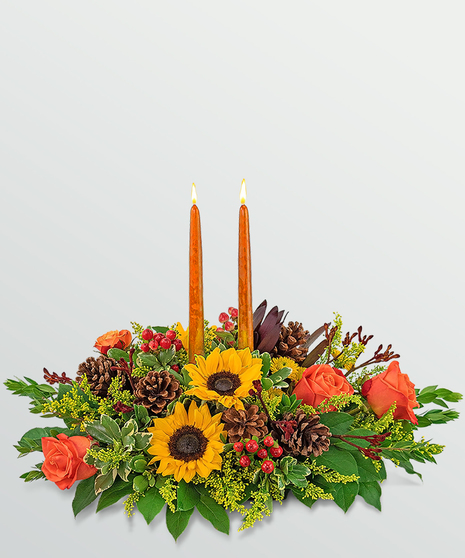 Thanksgiving Centerpiece - With or Without Candles