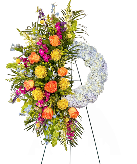 Blooming Bright Forever Wreath