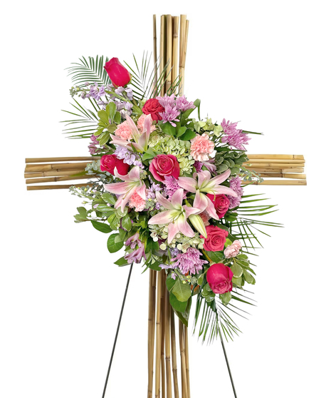 A Loving Farewell River Cane Cross