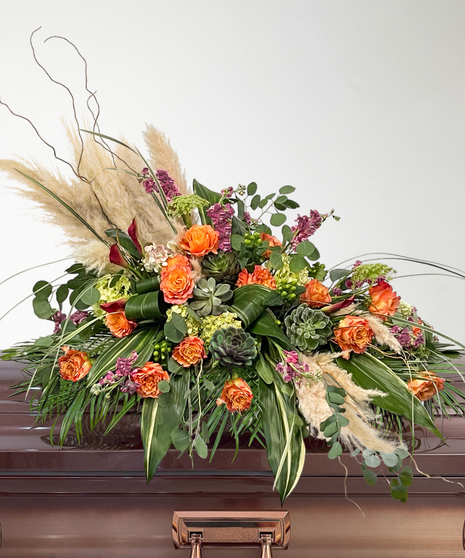 The Path to Peace Casket Blanket