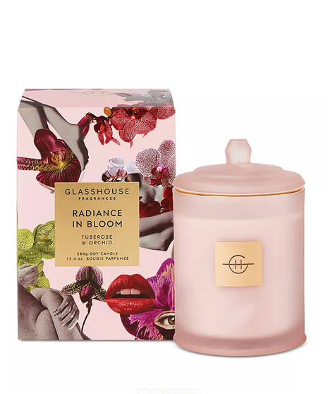 Radiance in Bloom- Glasshouse Candle