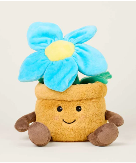 Warmie Blue Flower Pot