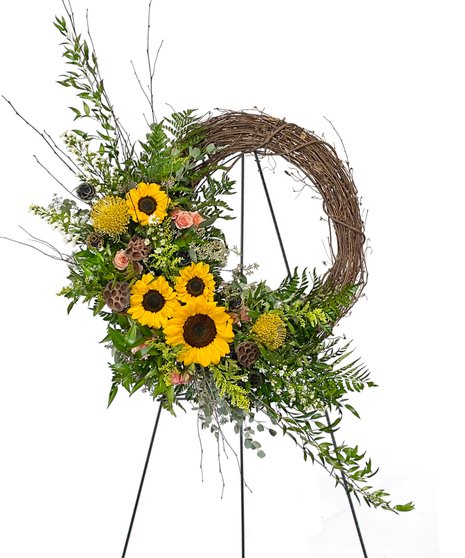 Golden Horizon Wreath