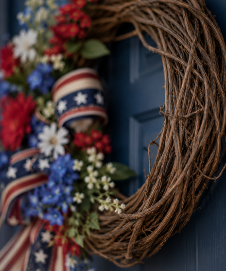 Welcome Home America - Designer's Choice Silk Wreath