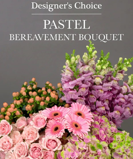 Designer's Choice - Bereavement Bouquet - Pastel