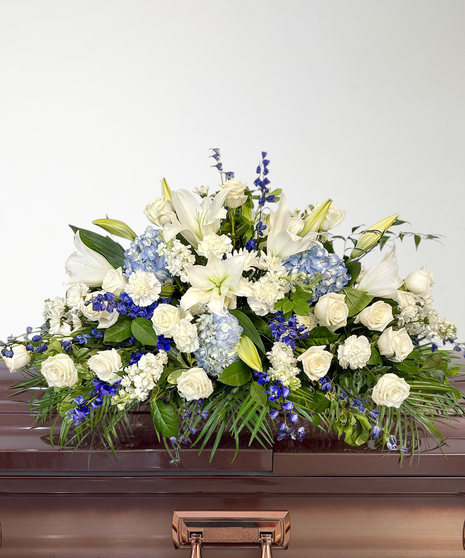 Blue Skies Above Us Casket Blanket