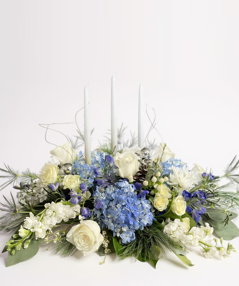 Winter Wonderland Centerpiece - With or Without Candles