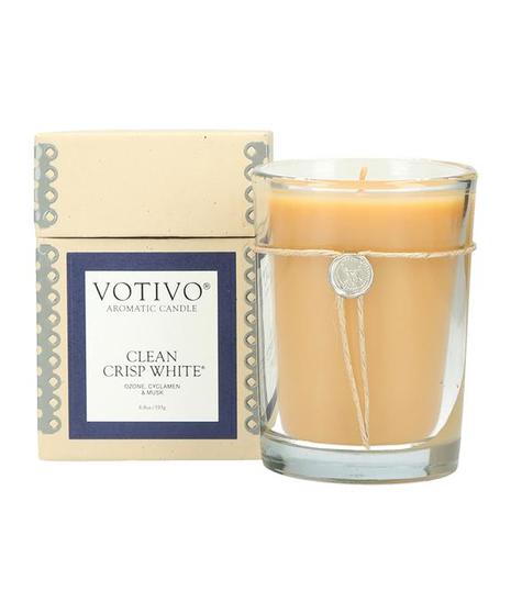 Votivo Clean Crisp White Candle