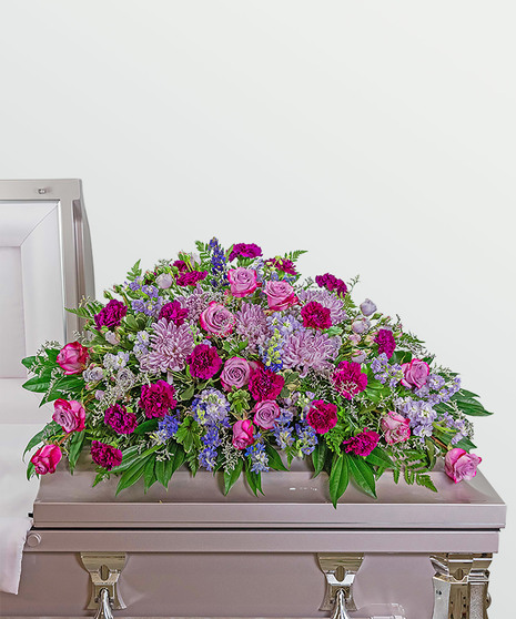Gracefully Majestic Casket Spray - Gracefully Majestic Collection