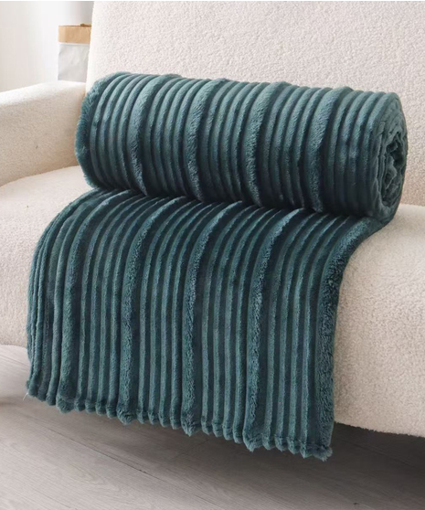 Green Ultra-Soft Plush Throw
