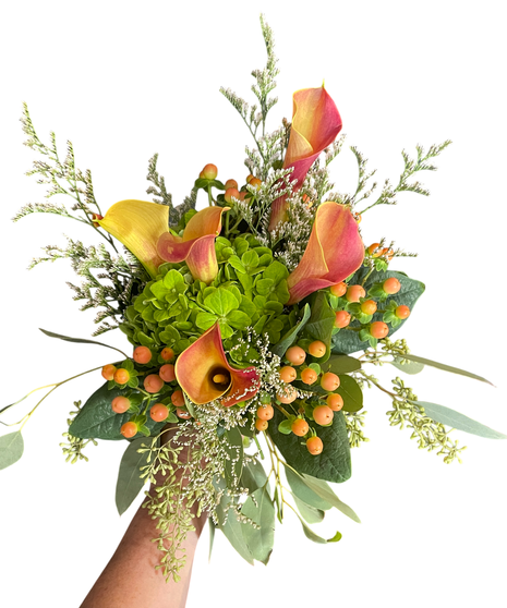 Calla Lily Handtied Bouquet - Choose Your Color