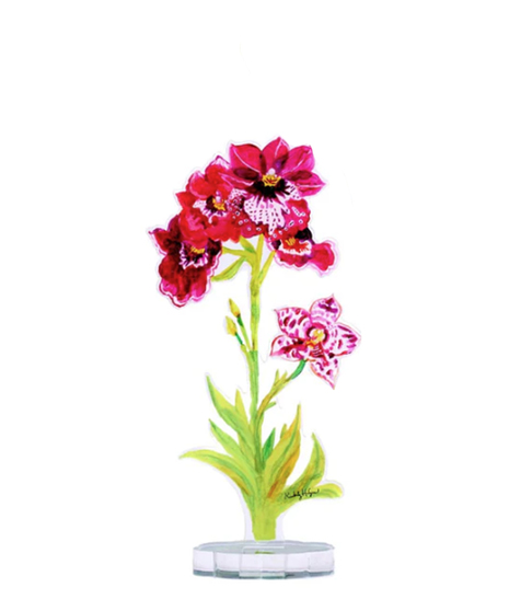 Acrylic Pansy Orchid