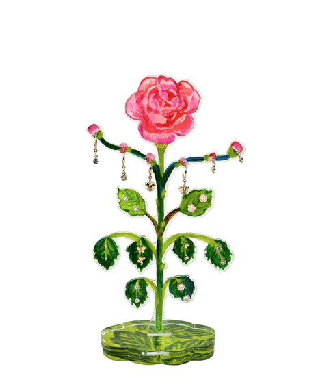Acrylic Tearose Jewelry Holder