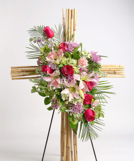 A Loving Farewell River Cane Cross