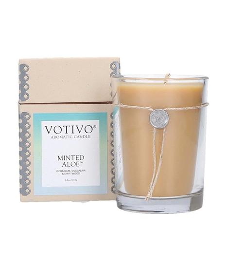 Votivo Minted Aloe Candle