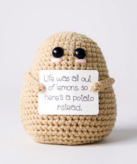 Emotional Support Potato - Desk Pet (4 in)