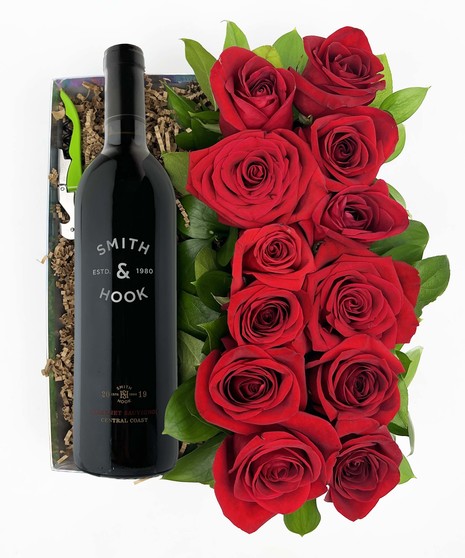 Smith & Hook Cabernet Sauvignon + Red Rose Tray