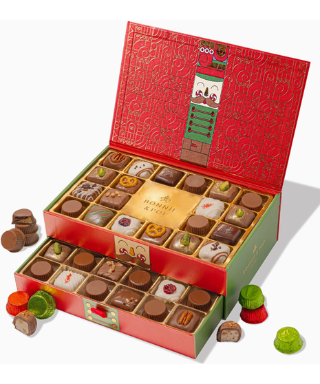 Two- Tier Belgium Truffles Gift Box