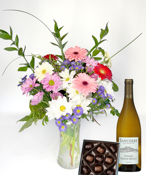 Cupid's Daydream with Chocolates & Wine - Customize A Gift Bundle