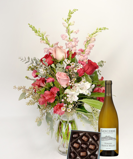 Forever & Always with Chocolate & Wine - Customize A Gift Bundle