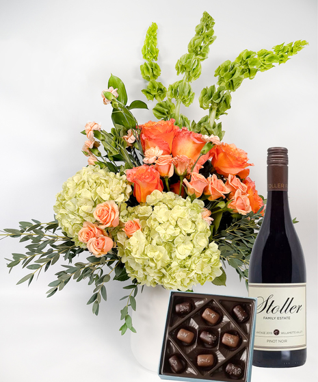Sunset Glow with Chocolates & Wine - Customize A Gift Bundle