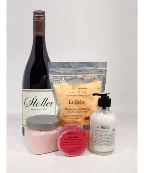 La Belle Spa & Wine Bundle - Valentine's Collection