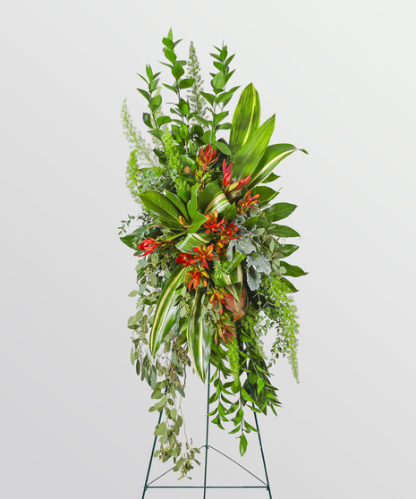 Verdant Farewell Standing Spray - Verdant Farewell Collection