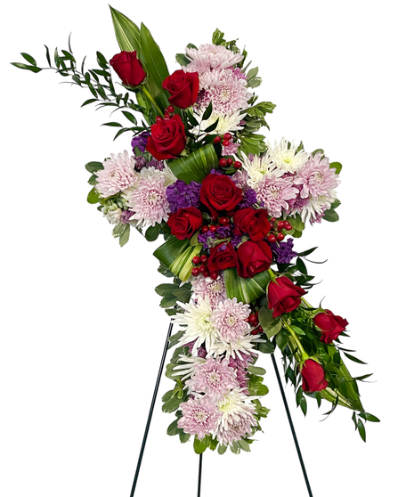 Majestic Blooms Cross