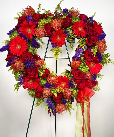 Jewel Tone Rememberance Heart