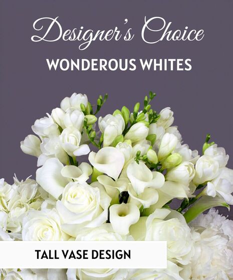 Wonderous Whites - Tall Vase Design