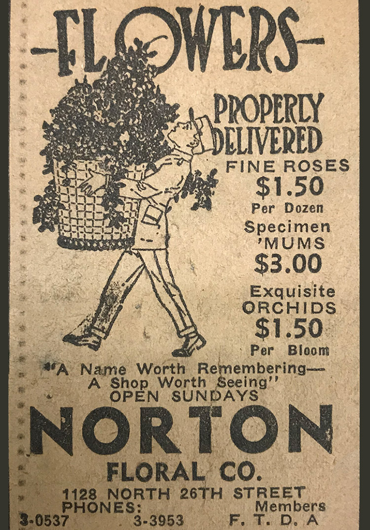 Flower Shop History Norton's Florist Birmingham AL
